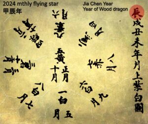 2024 Monthly flying star